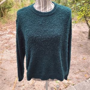 ⏳️3/$20 SALE Divided H&M Fuzzy Sweater Dark Green